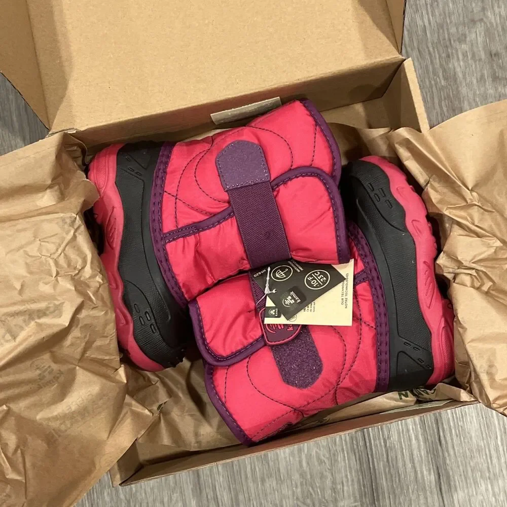 Size 7 Toddler Kamik Snowbug 5 Rose Waterproof Pink Warm Cozy Snow Boots New